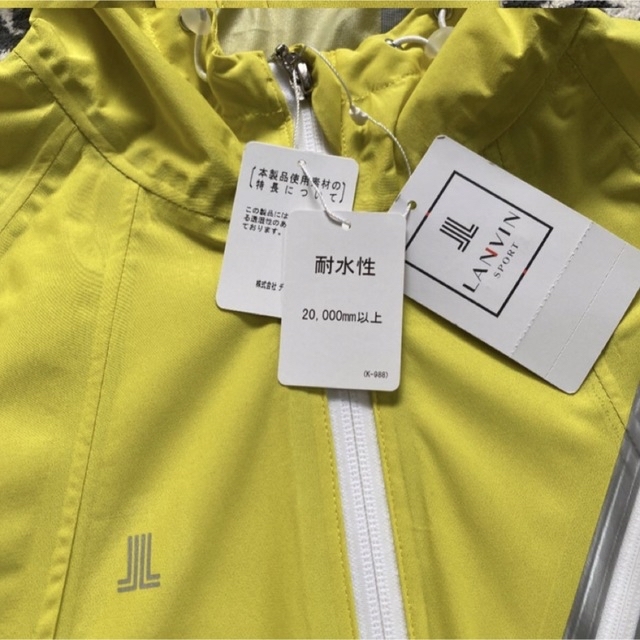 DESCENTE(デサント)の新品　LANVIN ランバンスポール   40 ゴルフ　撥水　レイン　ブルゾン スポーツ/アウトドアのゴルフ(ウエア)の商品写真