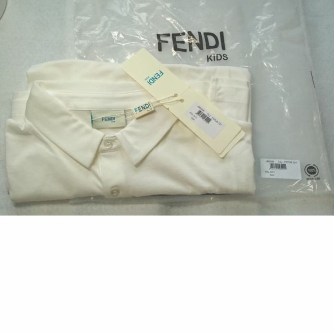 ●新品/正規品● FENDI FFロゴディテール付 ポロシャツ