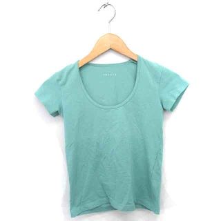 セオリー(theory)のセオリー  Tシャツ カットソー Uネック 半袖 2 グリーン 緑 /TT6(カットソー(半袖/袖なし))