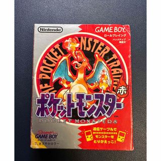 【起動確認済み】ポケットモンスター　赤　レッド　ゲームボーイ(携帯用ゲームソフト)