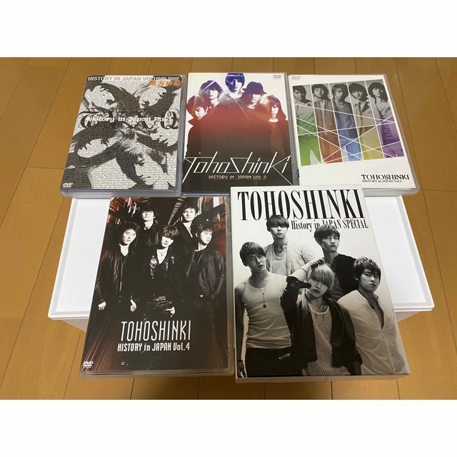 東方神起(トウホウシンキ)の東方神起 history in japan ヒスジャパ  DVD まとめ売り エンタメ/ホビーのDVD/ブルーレイ(ミュージック)の商品写真