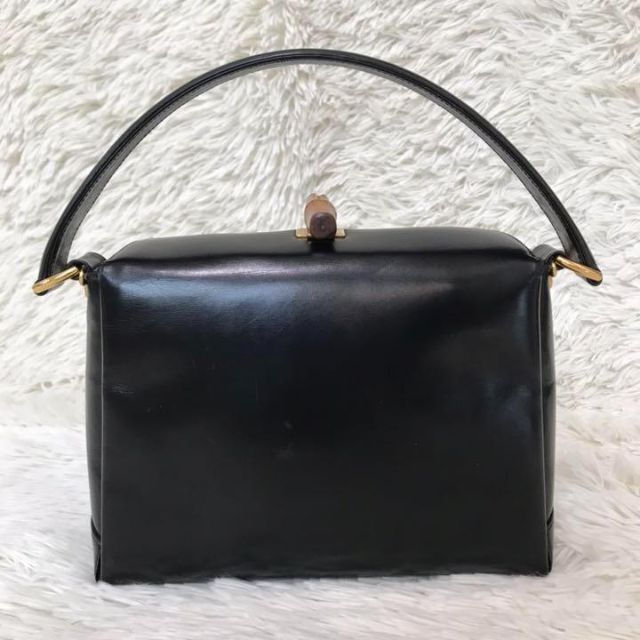 Gucci - 【美品】グッチ ハンドバッグ バンブー ターンロック ボックス