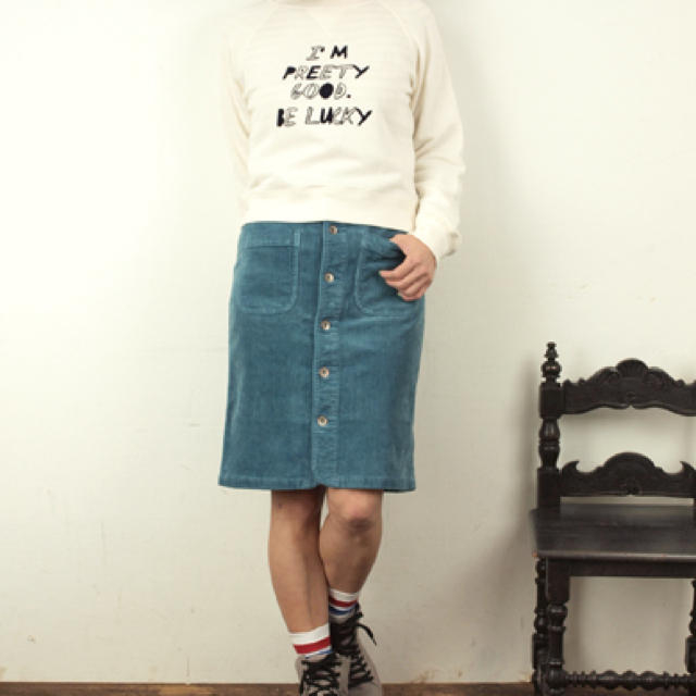 w closet(ダブルクローゼット)のコーデュロイタイトスカート レディースのスカート(ひざ丈スカート)の商品写真