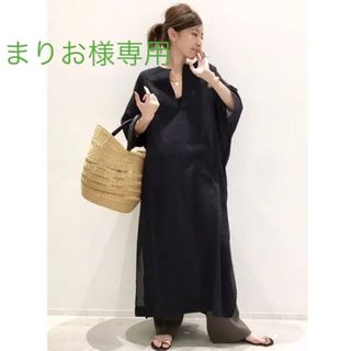 アパルトモンドゥーズィエムクラス Vネック マキシワンピース/ロング