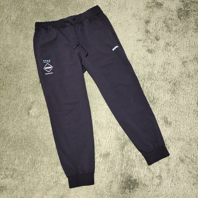 21aw fcrb「ACTIVE STRETCH RIBBED PANTS」黒