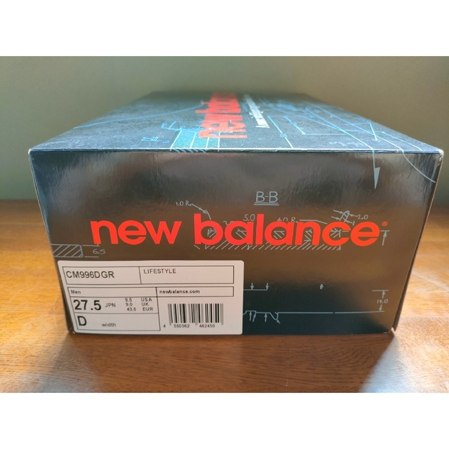 New Balance(ニューバランス)の⑤【新品未使用／公式ストア限定】ニューバランス CM996 DGR 27.5cm メンズの靴/シューズ(スニーカー)の商品写真