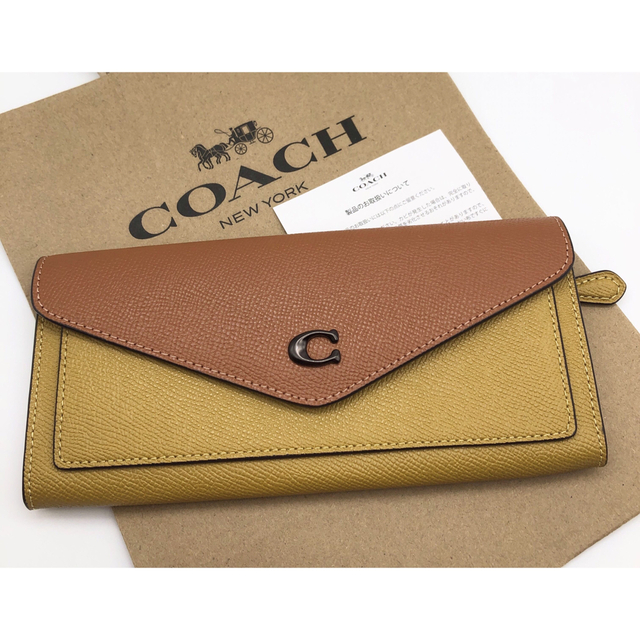 【COACH☆新品】ウィン ソフト ウォレット カラーブロック！長財布！希少！ | フリマアプリ ラクマ