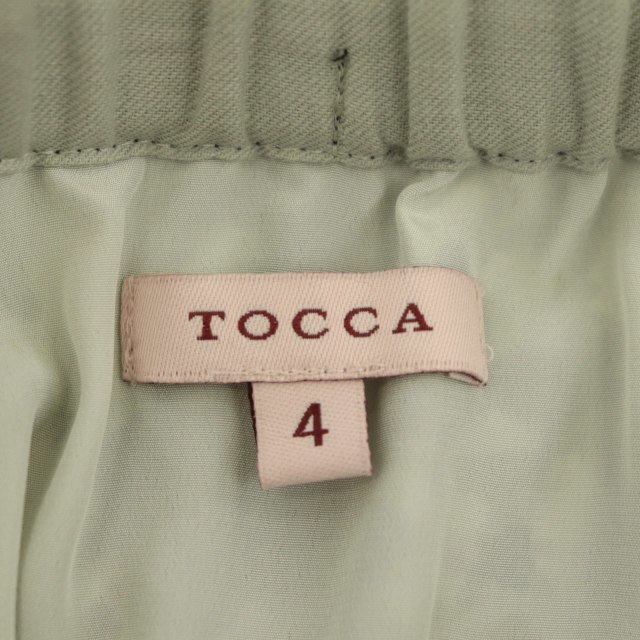 TOCCA(トッカ)のトッカ 花柄 ギャザースカート ひざ丈 フレア 4 黒 白 マルチカラー レディースのスカート(ひざ丈スカート)の商品写真