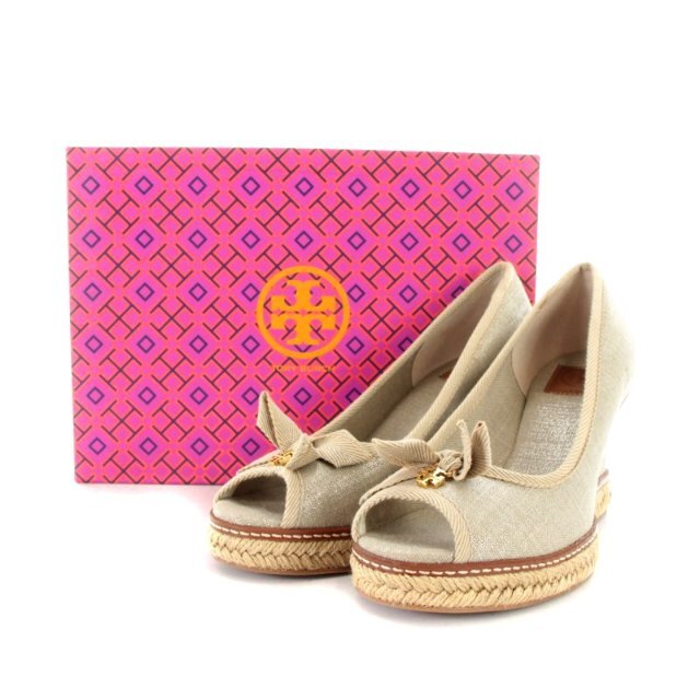 Tory Burch - トリーバーチ パンプス オープントゥ ウェッジソール ...