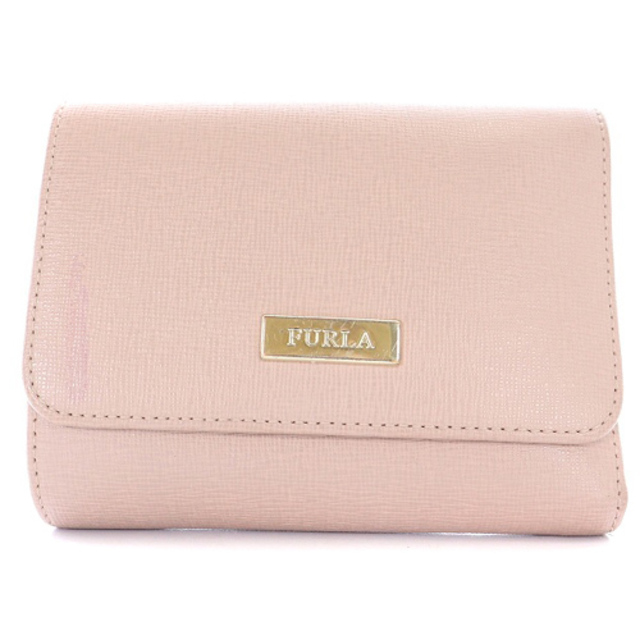 Furla - フルラ 財布 三つ折り レザー ロゴ ピンクの通販 by ベクトル ...