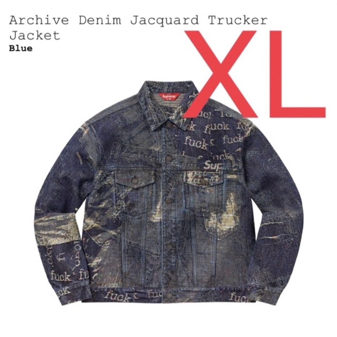 Archive Denim Jacquard Trucker Jacket