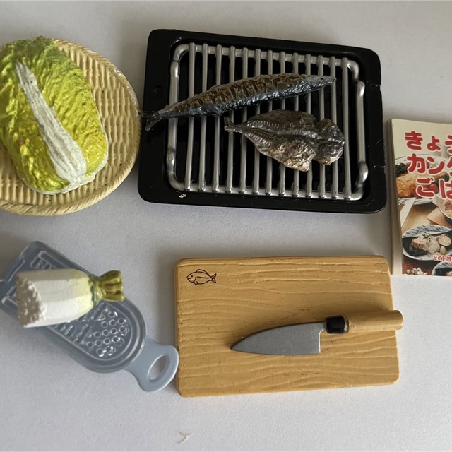 ぷちサンプルシリーズ　ご飯セット ハンドメイドのおもちゃ(ミニチュア)の商品写真