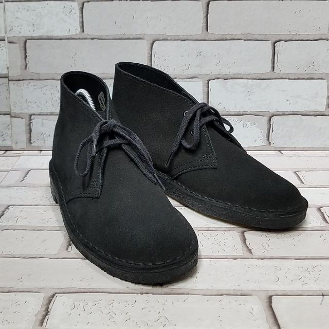 clarks】クラークス デザートブーツ スエード クレープソール ブラック