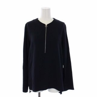 ステラマッカートニー(Stella McCartney)のステラマッカートニー アルレーザ トップ ブラウス カットソー 長袖 34 紺(シャツ/ブラウス(長袖/七分))