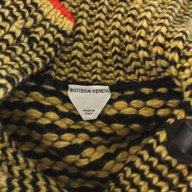Bottega Veneta(ボッテガヴェネタ)のボッテガヴェネタ ウール ジグザグ ニット セーター ボーダー XS 黄色 黒 レディースのトップス(ニット/セーター)の商品写真