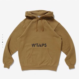 WTAPS ダブルタップス パーカー サイズ:S ブランドロゴ リバースウィーブ スウェット DESIGN HOODED COLLEGE 17SS ブラック トップス カットソー カジュアル ブランド ミリタリー【メンズ】