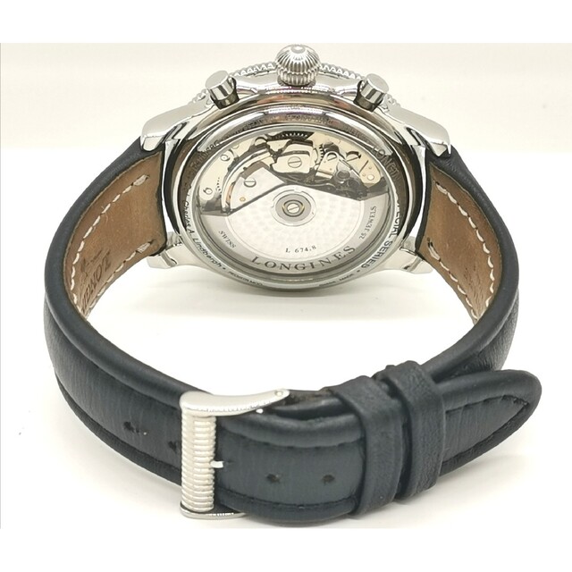 美品 LONGINES L2.618.4 ロンジン リンドバーグ クロノグラフ