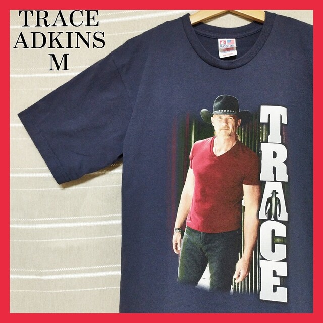 MUSIC TEE(ミュージックティー)のトレースアドキンス バンドTシャツ tシャツ バンt ツアー限定 US古着 M メンズのトップス(Tシャツ/カットソー(半袖/袖なし))の商品写真