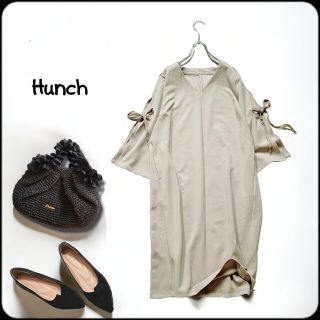 ハンチ(HUNCH)のHunch/ハンチ●新品タグ美品♪カットスリットスリーブオケージョンワンピース(ロングワンピース/マキシワンピース)