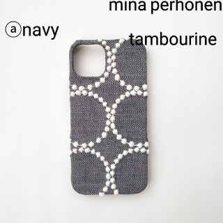 ミナペルホネン(mina perhonen)のミナペルホネン　ハンドメイド　タンバリン　スマホケース(スマホケース)