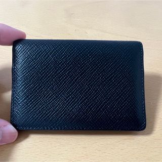 Smythson - スマイソン SMYTHSON カードケース パスケース ブラックの ...