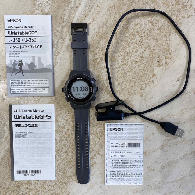 EPSON(エプソン)のEPSON Wristable GPS J-350F スポーツ/アウトドアのランニング(その他)の商品写真