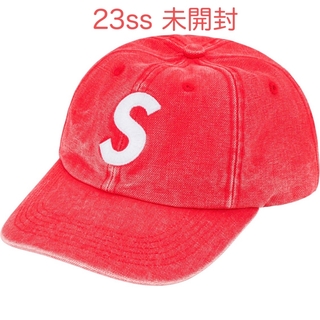 Supreme - Pigment Canvas S Logo 6-Panel Red cap
