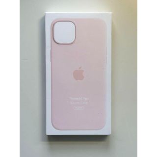 【新品】純正 iPhone 14 Plus シリコンケース・チョークピンク②(iPhoneケース)