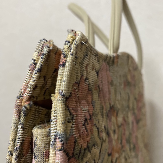 Lochie(ロキエ)の花柄　バッグ　vintage used  ゴブラン レディースのバッグ(ハンドバッグ)の商品写真
