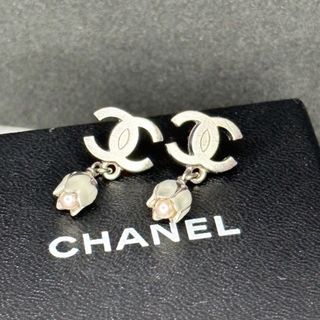 【超希少✨】CHANEL ココマーク フラワー スイング  ピアス チューリップ