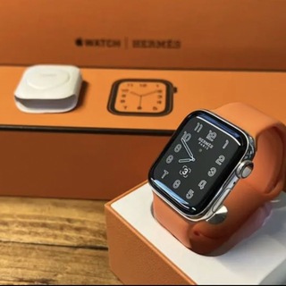 Apple Watch - 高島屋HERMES直営店購入　超美品　アップルウォッチエルメス 7 45mm