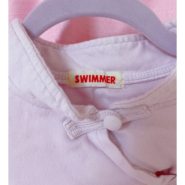 SWIMMER(スイマー)のswimmer チャイナ 中華 ユニコーン ワンピース ラベンダー パープル レディースのワンピース(ミニワンピース)の商品写真