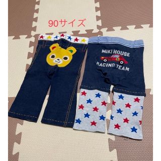 ミキハウス(mikihouse)のミキハウス　スパッツ　90 セット売り(パンツ/スパッツ)