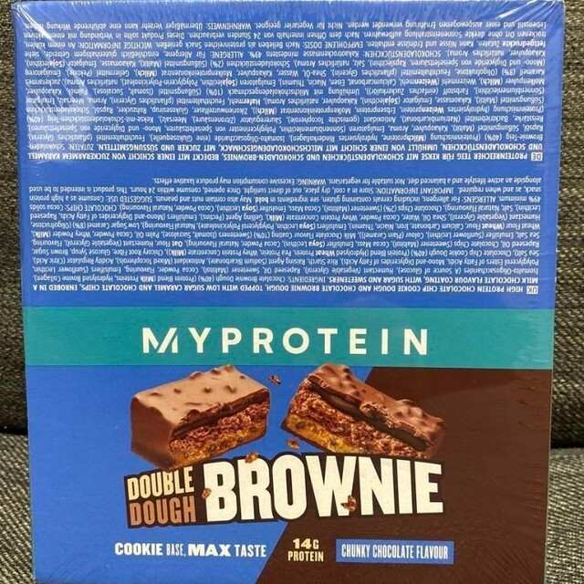 MYPROTEIN(マイプロテイン)のマイプロテイン ダブルドウブラウニー   プロテインバー チョコレー ト 食品/飲料/酒の健康食品(プロテイン)の商品写真