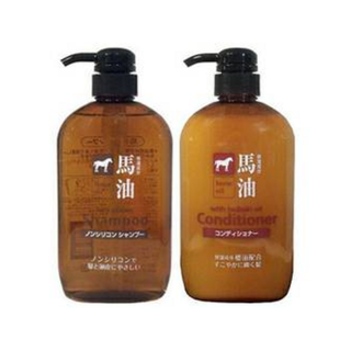 馬油シャンプー＆コンディショナー　600ml　２本セット(シャンプー)