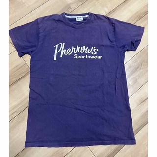 フェローズ(PHERROW'S)のフェローズ  定番tシャツ パープル　44(Tシャツ/カットソー(半袖/袖なし))