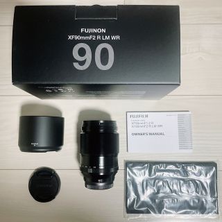 フジフイルム(富士フイルム)の【美品】FUJIFILM XF90mmF2 R LM WR 単焦点レンズ(レンズ(単焦点))