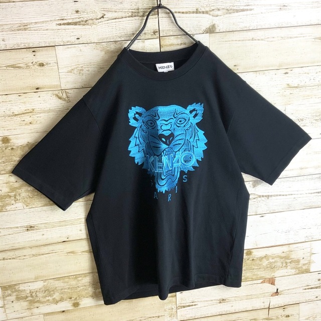 KENZO ケンゾー tシャツ ビックタイガー 立体刺繍ロゴ入り 美品