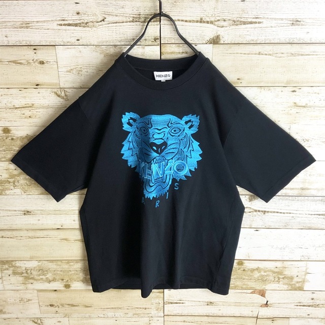 KENZO ケンゾー tシャツ ビックタイガー 立体刺繍ロゴ入り 美品 1