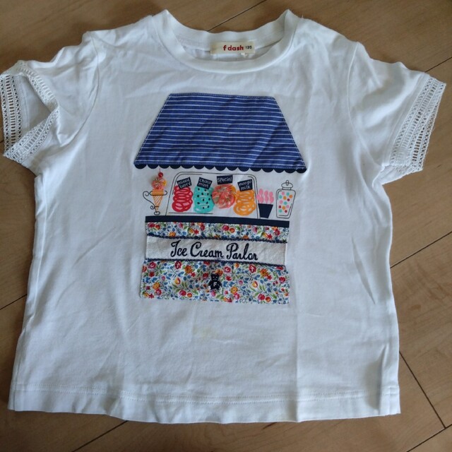 f dashＴシャツ値下げ キッズ/ベビー/マタニティのキッズ服女の子用(90cm~)(Tシャツ/カットソー)の商品写真