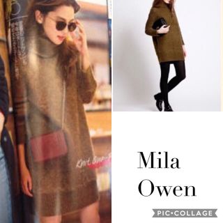 ミラオーウェン(Mila Owen)のMilaOwen 中村アン愛用 ニットワンピ ワンピース(ミニワンピース)