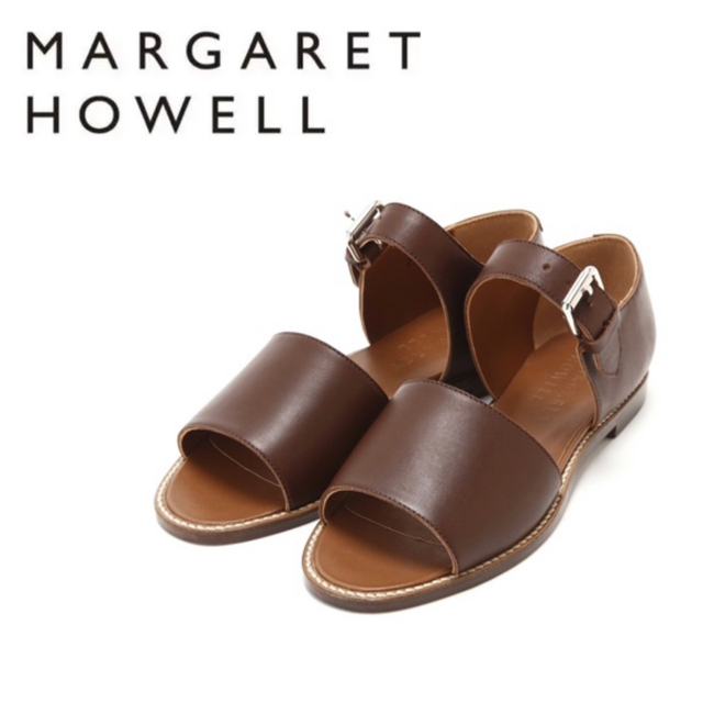 買う MARGARET HOWELL ANKLE STRAP SANDAL 24.0 11700円 靴/シューズ