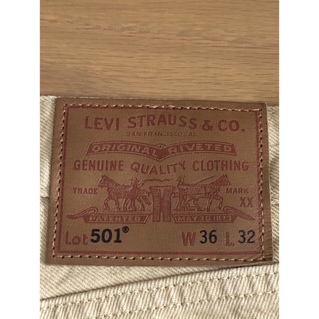 Levi's(リーバイス)のLevi's 501 ORIGINAL NTRL GRANATUM TAN 5 メンズのパンツ(デニム/ジーンズ)の商品写真