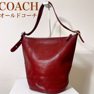 COACH - 希少 COACH オールドコーチ ショルダーバッグ 本革 レザー USA
