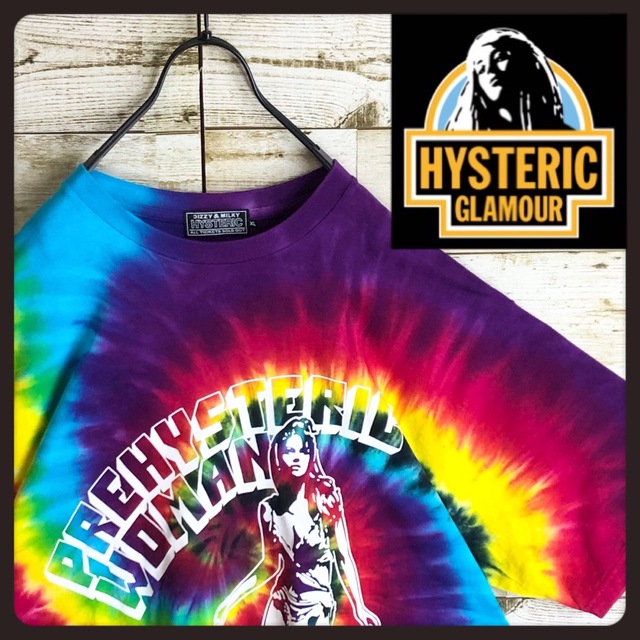 hystericglamour ヒステリックグラマー tシャツ マルチカラー