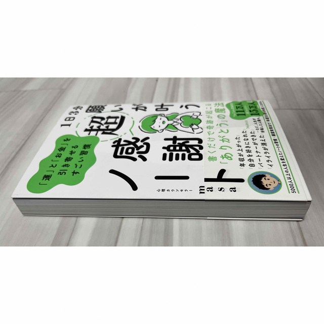 １日３分願いが叶う超感謝ノート 「運」と「お金」を引き寄せるすごい習慣 エンタメ/ホビーの本(その他)の商品写真