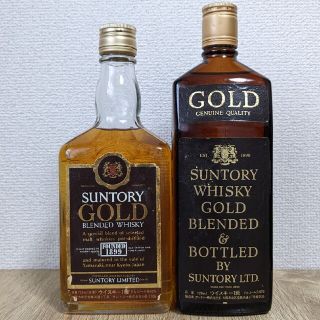 サントリー(サントリー)のサントリー　GOLD　1級　720ml42%　未開栓　飲み比べ2本セット(ウイスキー)