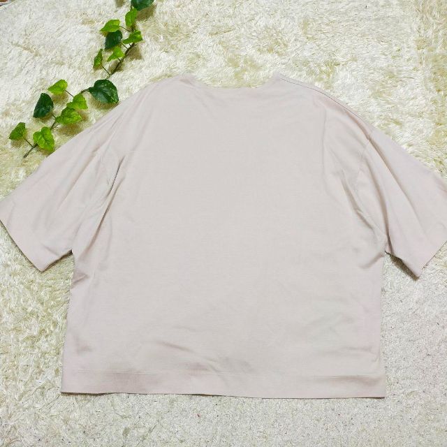 大人気✨ebure 超長綿スーピマコットンクルーネックオーバーサイズ Tシャツ