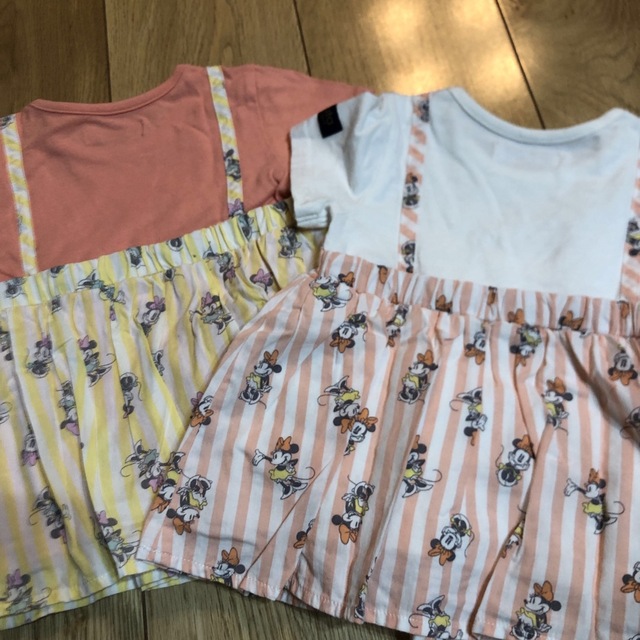 futafuta(フタフタ)のフタフタ　ミニーちゃんトップス2枚セット キッズ/ベビー/マタニティのキッズ服女の子用(90cm~)(Tシャツ/カットソー)の商品写真