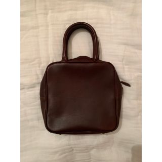 フィグロンドン(fig London)のフィグロンドン　grandma hand bag ダークブラウン(ハンドバッグ)